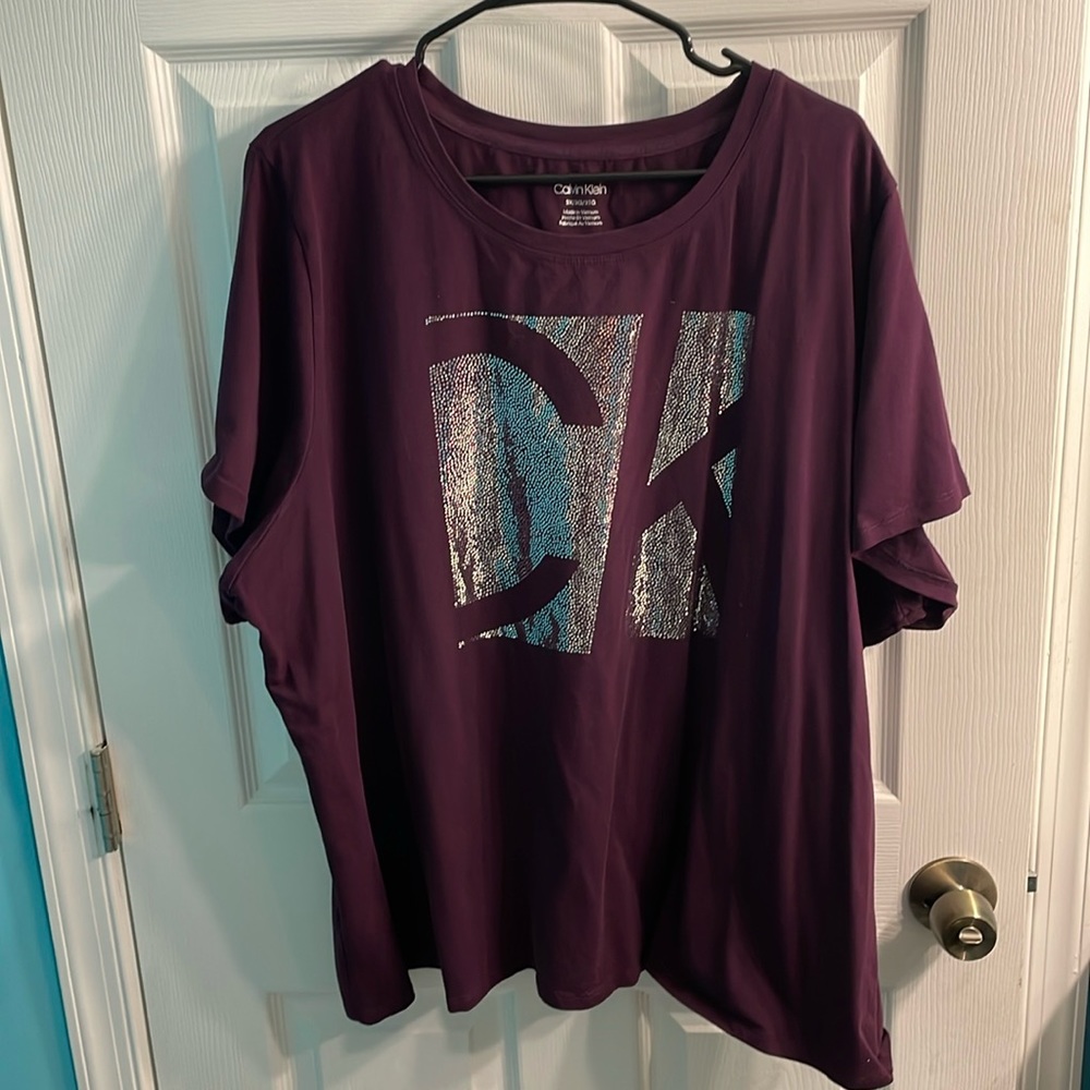Calvin Klein Metallic Logo Graphic T-shirt